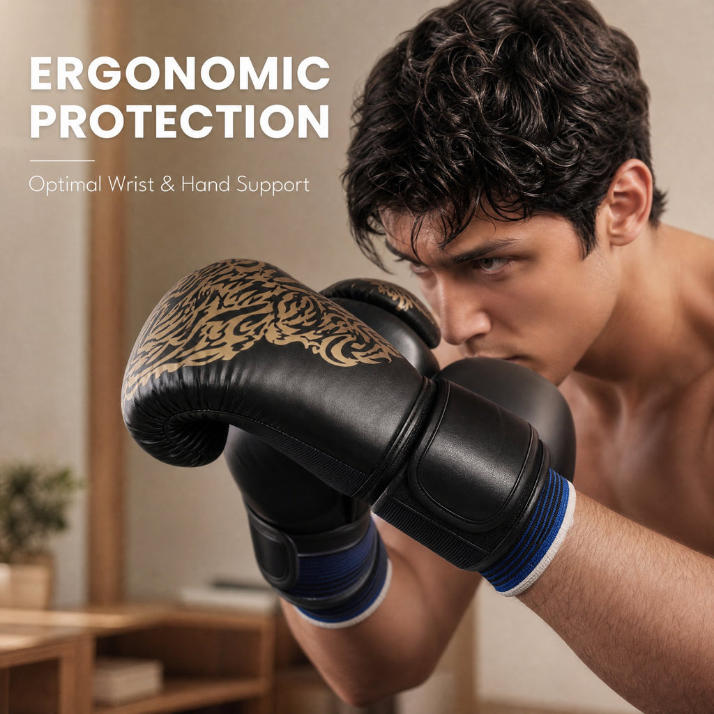 AMTPM Punching Bag for Adults, 4ft PU Leather Heavy Boxing Bag Set with 12oz Boxing Gloves, MMA Karate Kickboxing Boxing Home Gym Martial Art - Unfilled